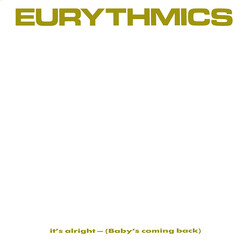 Eurythmics It's Alright (Baby's Coming Back) USED VINYL 12INCH 45 RPM