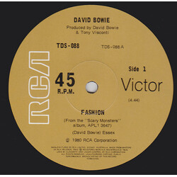 David Bowie Fashion USED VINYL 12INCH 45 RPM SINGLE