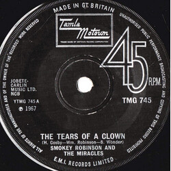 The Miracles The Tears Of A Clown VINYL 7" USED
