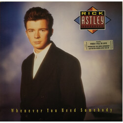 Rick Astley Whenever You Need Somebody Vinyl LP USED