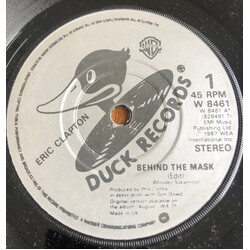 Eric Clapton Behind The Mask USED VINYL 7INCH SINGLE 45 RPM
