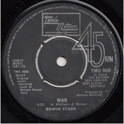 Edwin Starr / R. Dean Taylor War / Indiana Wants Me USED VINYL 7INCH 45 RPM