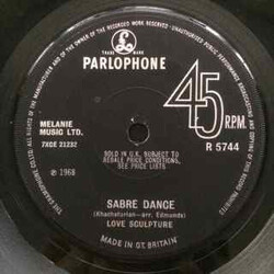 Love Sculpture Sabre Dance USED VINYL 7INCH 45 RPM SINGLE MISPRESS