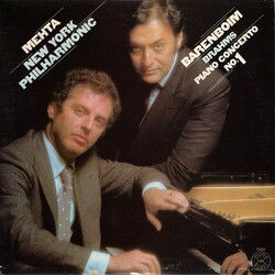 Zubin Mehta / The New York Philharmonic Orchestra / Daniel Barenboim / Johannes Brahms Piano Concerto No. 1 Vinyl LP USED