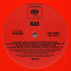 Nas You Won’t See Me Tonight / We Will Survive VINYL 12" USED