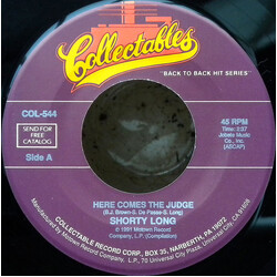 Shorty Long (2) Here Comes The Judge / Function At The Junction USED VINYL 7INCH REISSUE