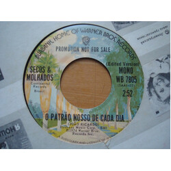 Secos & Molhados O Patrão Nosso De Cada Dia (Edited Version) USED VINYL 7INCH SINGLE PROMO