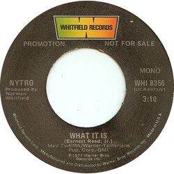Nytro What It Is USED VINYL 7INCH 45 RPM PROMO STEREO MONO