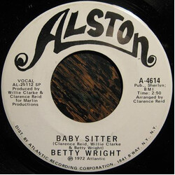 Betty Wright Baby Sitter USED VINYL 7INCH 45 RPM SINGLE PROMO