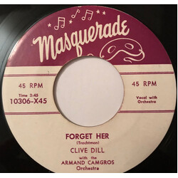 Clive Dill / Armand Camgros Orchestra Forget Her / Give Me A Second Chance USED VINYL 7INCH 45 RPM