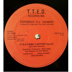 E.U. It's A Family Affair VINYL 12" USED