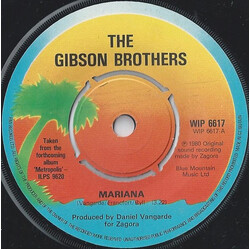 Gibson Brothers Mariana USED VINYL 7INCH 45 RPM MISPRINT