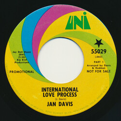 Jan Davis International Love Process USED VINYL 7INCH 45 RPM PROMO