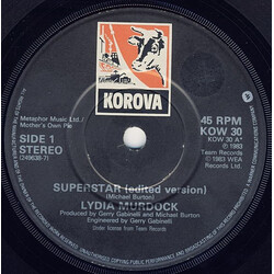 Lydia Murdock Superstar USED VINYL 7INCH 45 RPM SINGLE STEREO