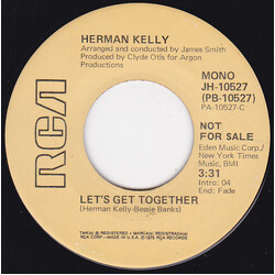 Herman Kelly Let's Get Together USED VINYL 7INCH 45 RPM SINGLE STEREO MONO