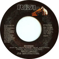 Razzy Bailey Friends VINYL 7" USED