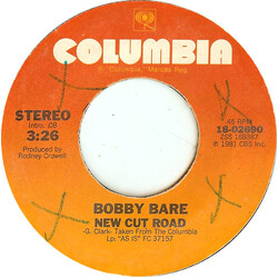 Bobby Bare New Cut Road USED VINYL 7INCH 45 RPM STYRENE