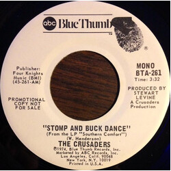 The Crusaders Stomp And Buck Dance USED VINYL 7INCH 45 RPM PROMO