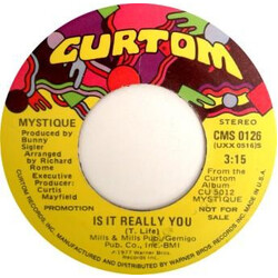Mystique (10) Is It Really You USED VINYL 7INCH 45 RPM PROMO STEREO MONO
