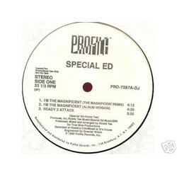 Special Ed I'm The Magnificent USED VINYL 12INCH 33 S RPM PROMO