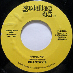 The Chantays Pipeline / Move It USED VINYL 7INCH 45 RPM SINGLE REISSUE