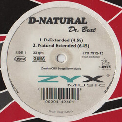 D-Natural Dr. Beat VINYL 12" USED