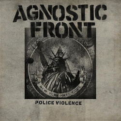 Agnostic Front Police Violence USED VINYL 7INCH 45 RPM SINGLE LIMITED EDITION