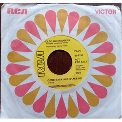 Clodagh Rodgers Come Back And Shake Me USED VINYL 7INCH 45 RPM PROMO