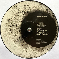 G Force Proximity / Proximity (ASC Remix) USED VINYL 12INCH 45 RPM LIMITED EDITION