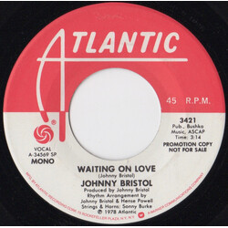Johnny Bristol Waiting On Love USED VINYL 7"