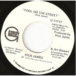Rick James Fool On The Street USED VINYL 7INCH 45 RPM PROMO