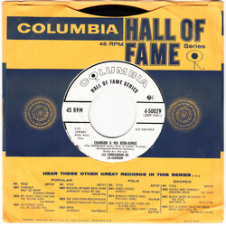 Les Compagnons De La Chanson Chanson A Ma Bien-Aimée / The Three Bells USED VINYL 7INCH 45 RPM SINGLE PROMO