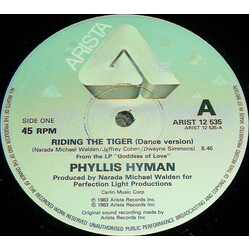 Phyllis Hyman Riding The Tiger VINYL 12" USED