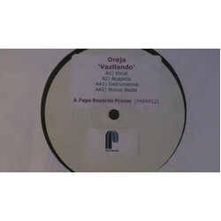 Oreja Vazilando USED VINYL 12INCH WHITE LABEL TEST PRESSING