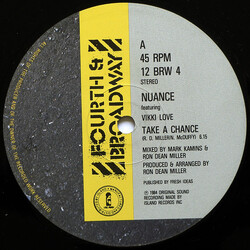Nuance / Vikki Love Take A Chance USED VINYL 12INCH 45 RPM STEREO