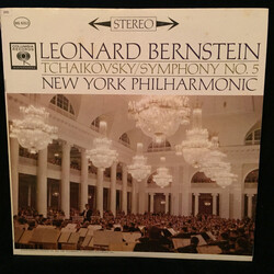 Leonard Bernstein / The New York Philharmonic Orchestra / Pyotr Ilyich Tchaikovsky Symphony No. 5 Vinyl LP USED
