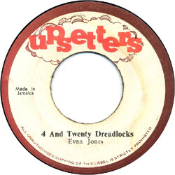 Evan Jones (4) / The Upsetter 4 And Twenty Dreadlocks / 4 And Twenty Dub Vinyl 7" USED