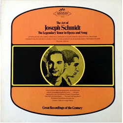 Joseph Schmidt The Art Of Joseph Schmidt (The Legendary Tenor In Opera And Song) Vinyl LP USED