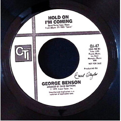 George Benson Hold On I'm Coming USED VINYL 7INCH 45 RPM PROMO