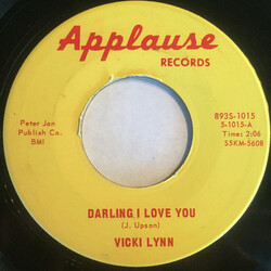 Vicki Lynn Darling I Love You / I Like His Style USED VINYL 7INCH 45 RPM