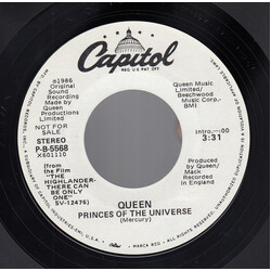 Queen Princes Of The Universe USED VINYL 7INCH PROMO STYRENE