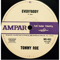 Tommy Roe Everybody USED VINYL 7INCH 45 RPM SINGLE