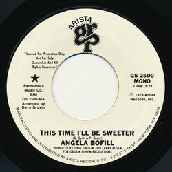 Angela Bofill This Time I'll Be Sweeter USED VINYL 7INCH 45 RPM PROMO