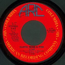 Earth, Wind & Fire Star USED VINYL 7INCH 45 RPM STYRENE