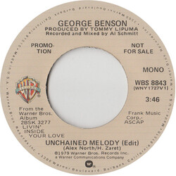 George Benson Unchained Melody USED VINYL 7INCH 45 RPM PROMO STEREO MONO