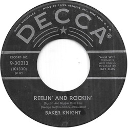 Baker Knight Reelin' And Rockin' (Bippin' And Boppin' Over You) USED VINYL 7INCH 45 RPM