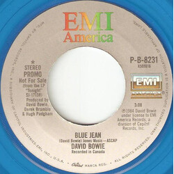 David Bowie Blue Jean USED VINYL 7INCH 45 RPM SINGLE PROMO STEREO