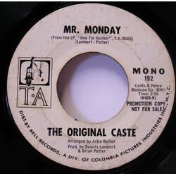 The Original Caste Mr. Monday USED VINYL 7INCH 45 RPM PROMO STEREO MONO