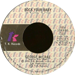 George McCrae Rock Your Baby USED VINYL 7INCH 45 RPM SINGLE STYRENE STEREO