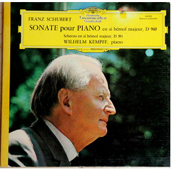 Franz Schubert / Wilhelm Kempff Sonates Pour Piano En Si Bémol Majeur D 960, Scherzo En Si Bémol Majeur D 593 Vinyl LP USED